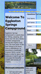 Mobile Screenshot of egglestonspringscampground.com